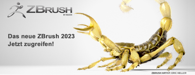 ZBrush 2023 Banner